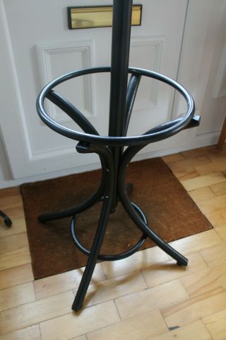 VINTAGE BLACK HAT AND COAT STAND 3