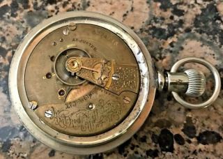 1892 Waltham 18 SIZE 17j Grade 15 Model 1883 Pocket Watch - 4