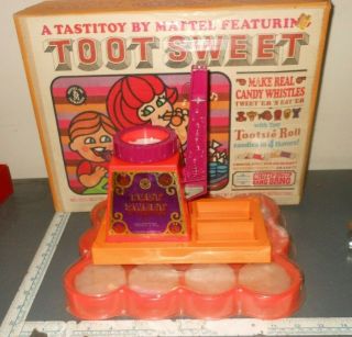 Vintage 1968 Toot Sweet A Tastitoy By Mattel Candy Machine Tootsie Roll