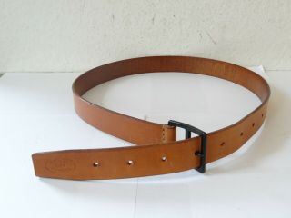 Perfect Swiss Army Military Forces Leather Belt 1983 44 In Centurion Switzerland