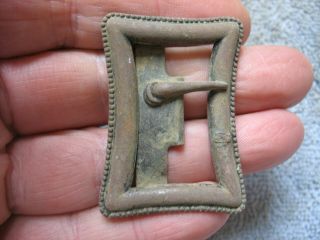 Dug Cast Brass Sash Buckle From C.  S.  Picket Post - White ' s Ford,  Va. 2