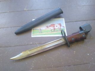 WW2 British English Lee Enfield No.  4 bayonet No.  7 Spike fighting knife SMLE 2