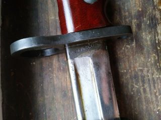 WW2 British English Lee Enfield No.  4 bayonet No.  7 Spike fighting knife SMLE 4