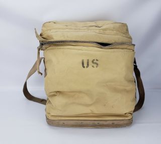 US Military insulated jerry can bag canvas water carry case cooler,  Army tan 6