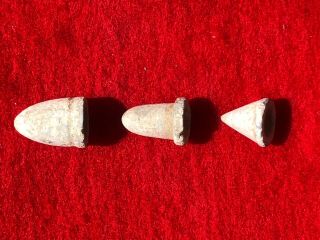 Battle South Mountain Civil War 3 - Piece Shaler Bullet Rare Artifact Pa