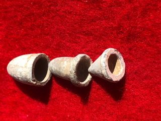 Battle South Mountain CIVIL WAR 3 - Piece SHALER Bullet RARE Artifact PA 5