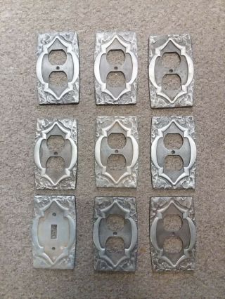 Vintage Ornate Metal Outlet Covers