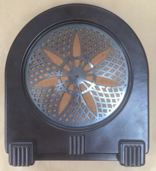 Art Deco Bakelite Radio Speaker - Not Checked To See If It But Very Pretty