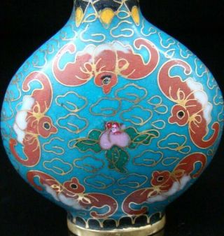 Collectibles 100 Handmade Painting Brass Cloisonne Enamel Snuff Bottles 087 2