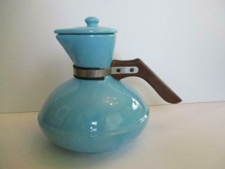Catalina Art Pottery 107 Turquoise Carafe Pitcher