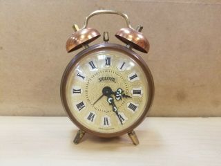 Vintage Bulova Twin Bell Alarm Clock -