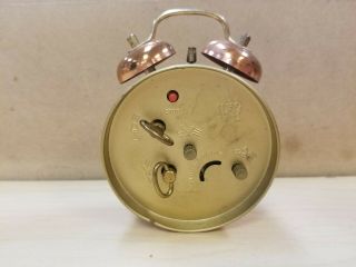 Vintage Bulova Twin Bell Alarm Clock - 3