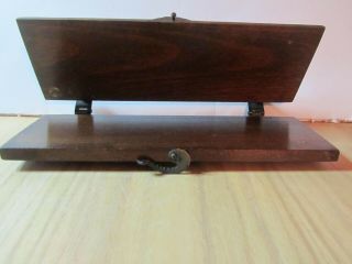 WOODEN ACME TIE PRESS MEAKERS OF LONDON IN OAK PRE WAR 3 1/2 