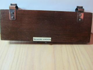 WOODEN ACME TIE PRESS MEAKERS OF LONDON IN OAK PRE WAR 3 1/2 