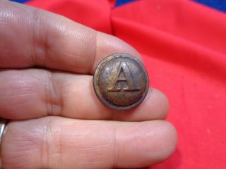 Antique Civil War Era Metal Button 16