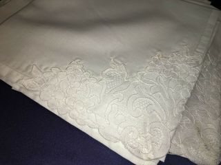 Set Of 6 C1940 French Alencon Lace 18 " Dinner Napkins W Labels