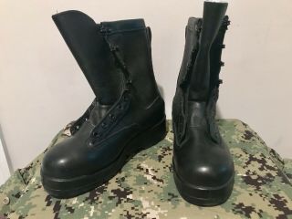 Size 6 Or 8 Us Navy Flight Deck Boots Gore - Tex Belleville