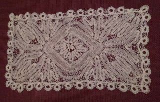 Vintage Greek Embroidery Cretan Kopaneli Bobbin Lace Threadwork Listing No.  4