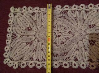 Vintage Greek Embroidery Cretan Kopaneli bobbin lace threadwork listing No.  4 3