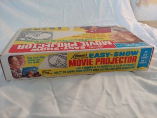 Late 60 ' s Kenner Easy Show Movie Projector 3 Film Reels (see photos) 7