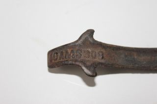 Vintage ADAMS 308 Wood Coal Stove Burner Plate LID LIFTER Tool Handle 3