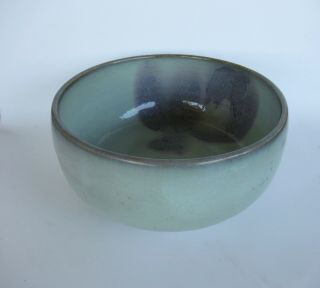 Chinese JUN YAO Purple Splash Celadon Bowl China Dynastic Pottery 2