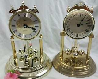 Vintage Dome Clocks Elgin Remington Only No Glass