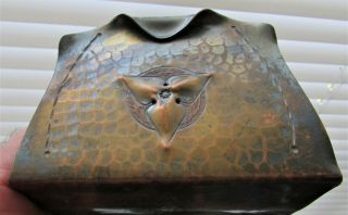 Roycroft Arts & Crafts Vintage Copper Metal Letter Holder