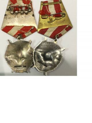 Russia Soviet USSR Ordersof Red Banner and second order with plaque2 same person 8