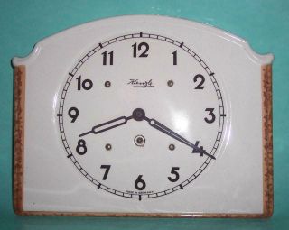 Vintage Kienzle Ceramic Kitchen Wall Clock,  Wind Up Type