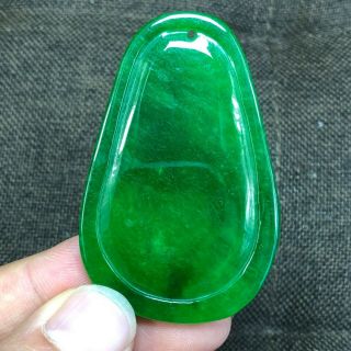Rare Chinese Zodiac Green Jadeite Jade Handwork Collectible Horse Amulet Pendant 8