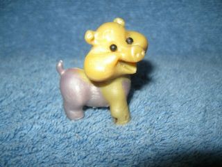 Vintage Toy Russ Berrie Jiggler Small Pig Cute Lqqk