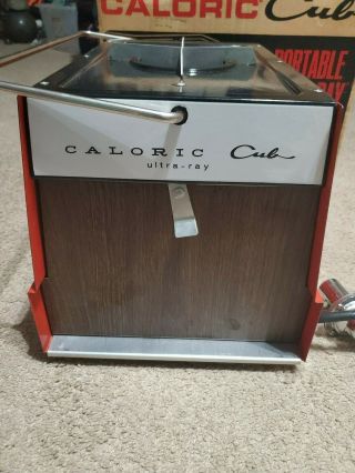 Vintage Caloric Cub Portable Propane Gas Camp Stove oven Broiler Rare NOS 3