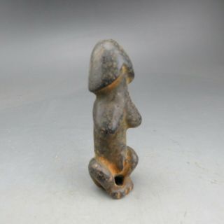 Chinese,  jade,  Hongshan culture,  natural jade,  Black magnet,  penis&Apollo,  pendant E0 2