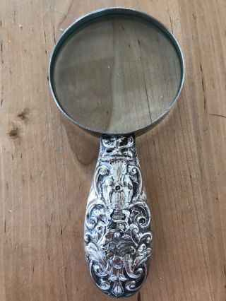 Silver Magnifying Glass Ornate