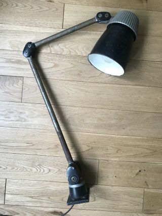 Vintage Factory Machinists Industrial Lamp