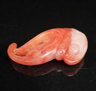 Chinese Natural Hetian Jade Hand - Carved Statue Eagle Exquisite Pendant