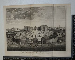 1752 Engraving Of The Foundling Hospital,  London