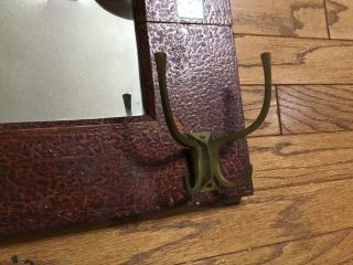 Antique Hat / Coat Rack With Mirror,  One Of A Kind. 5