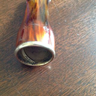 Antique Faux Tortoishell And What I Believe Is Unmarked Gold Cigar Holder