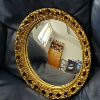 Vintage Round Convex Mirror In