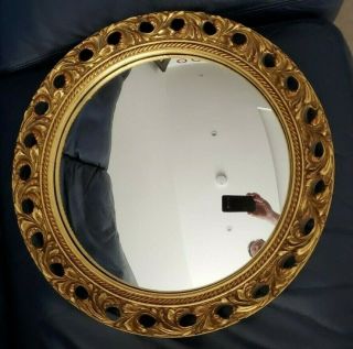 Vintage Round Convex Mirror in 2