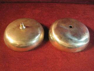 Antique Bells Brass & Steel Decorative Parts Non For Repair 4