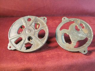 Antique Bells Brass & Steel Decorative Parts Non For Repair 6