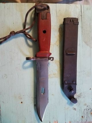 Us Military,  M16,  Trench Knife,  Wire Cutter And Sheath