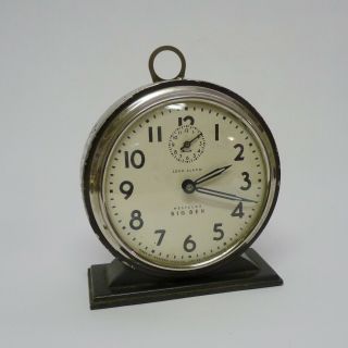 Vintage 1931 Westclox Big Ben Wind Up Art Deco Loud Alarm Clock Canada,