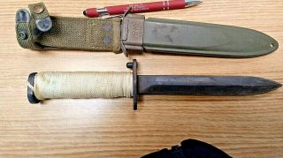 Us M8 Trench Fighting Knife & M8 Scabbard Case