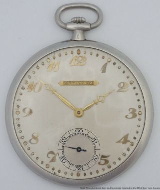 Audemars Piguet Tiffany Platinum 19j Art Deco Vintage Pocket Watch