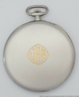 Audemars Piguet Tiffany Platinum 19J Art Deco Vintage Pocket Watch 2