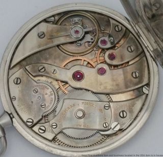 Audemars Piguet Tiffany Platinum 19J Art Deco Vintage Pocket Watch 3